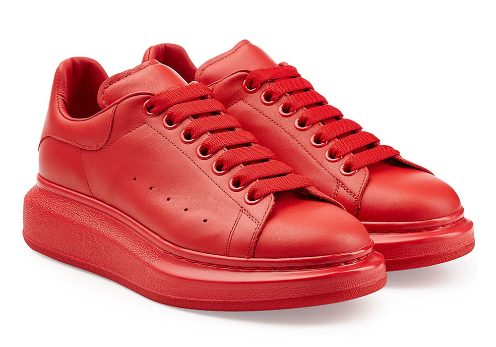 Alexander Mcqueen Sneaker Full Red Suede